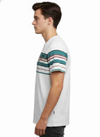 Men's Striped Athletic T-Shirt