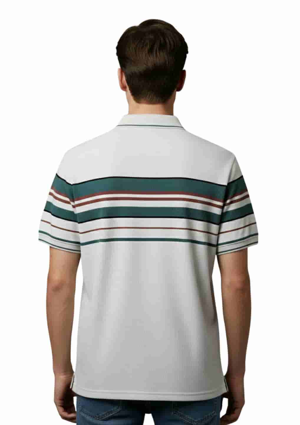 Men's Striped Athletic T-Shirt