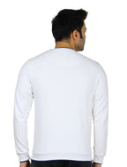 Men's Evolution Crew Creative Courage Sweatshirt Full Sleeve Pullover White