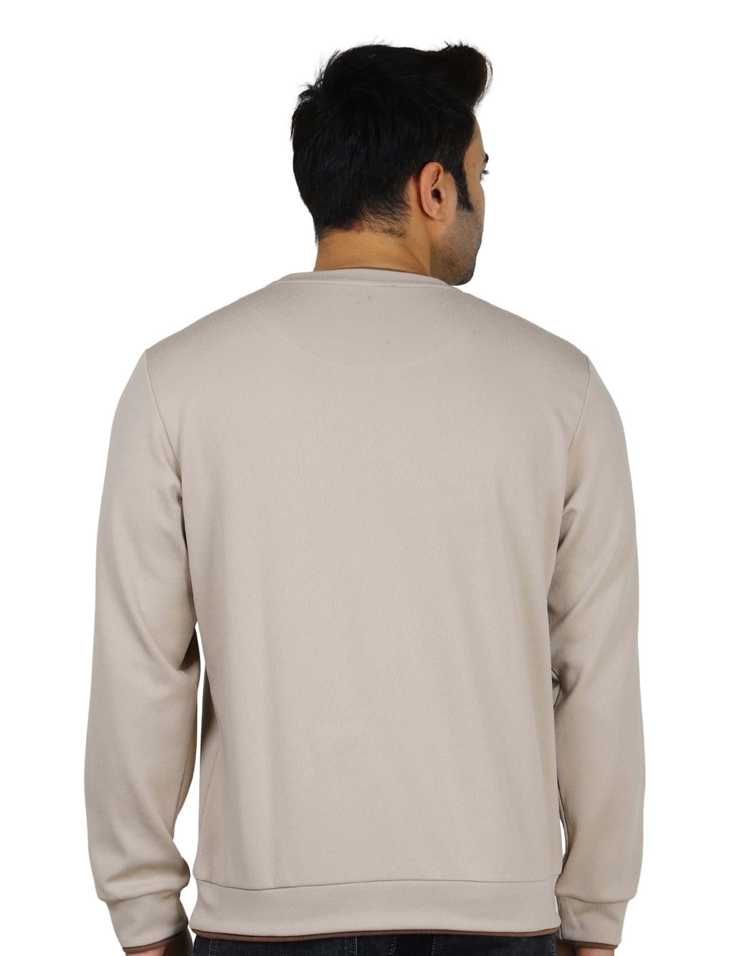Men's Sweatshirts Urban Pulse Pullover Crew Neck Full Sleeve Winter wear Beige