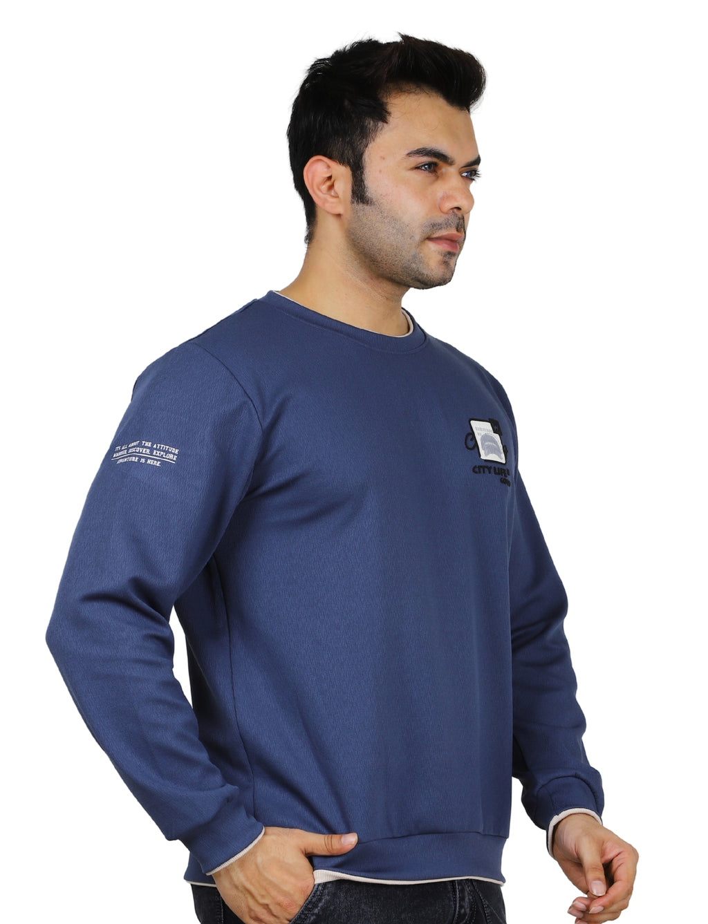 Men's Sweatshirts Urban Pulse Pullover Crew Neck Full Sleeve Winter wear Pacific