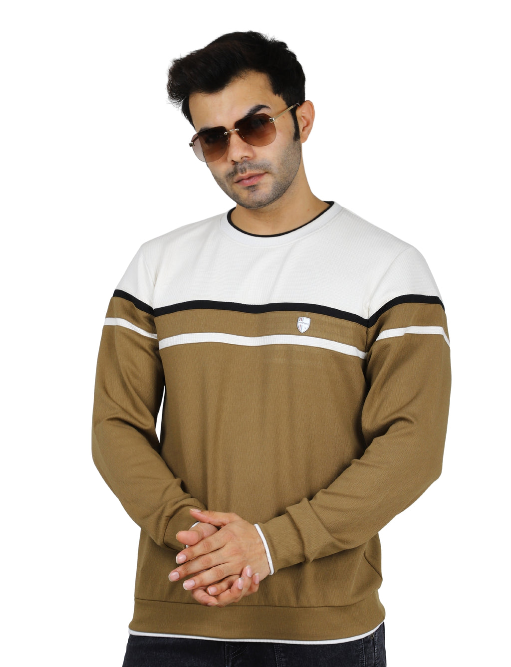 Men's Sand Edge Urban Sage Pullover Sweatshirt Beige