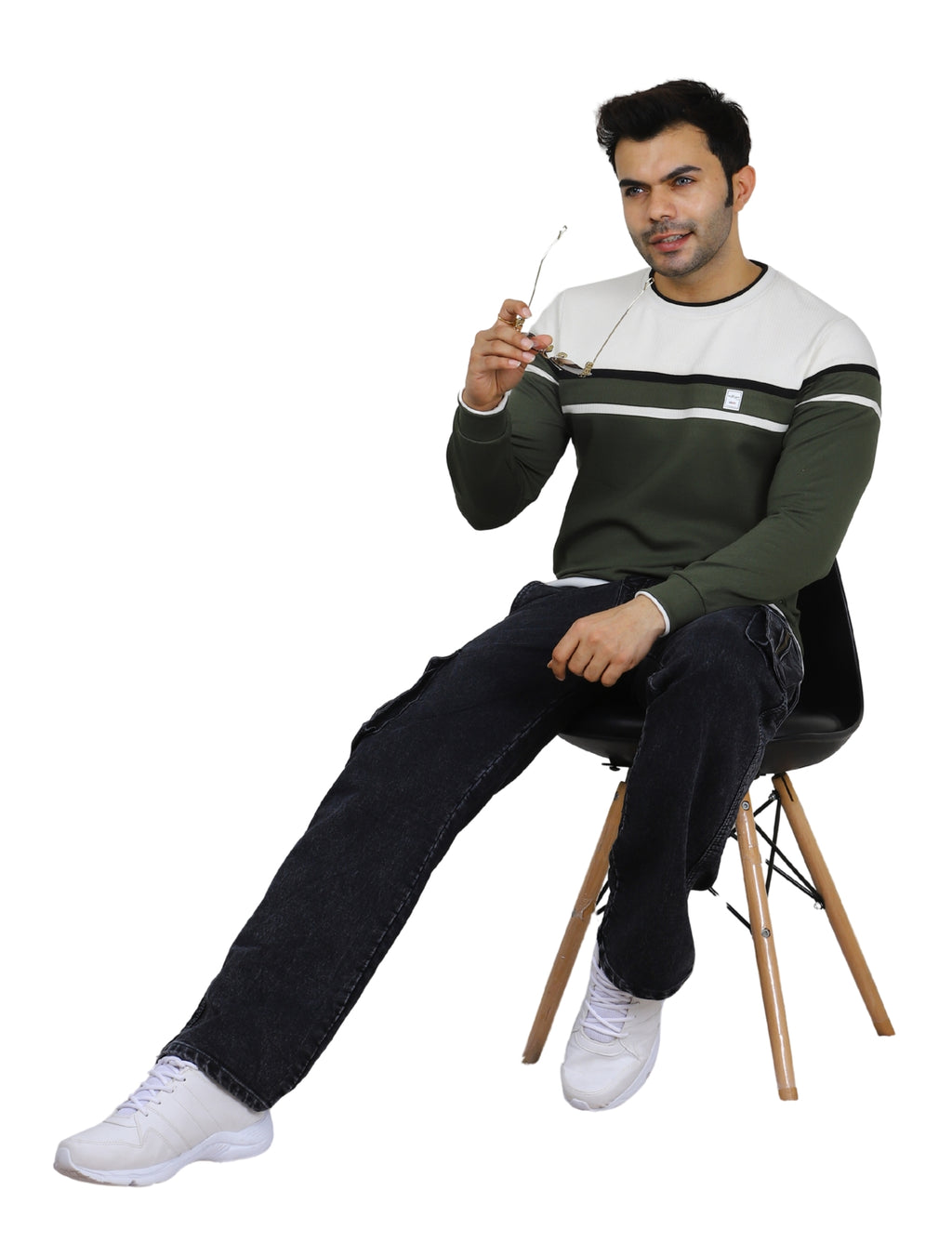 Men's Forest Edge Urban Sage Pullover Sweatshirt Green