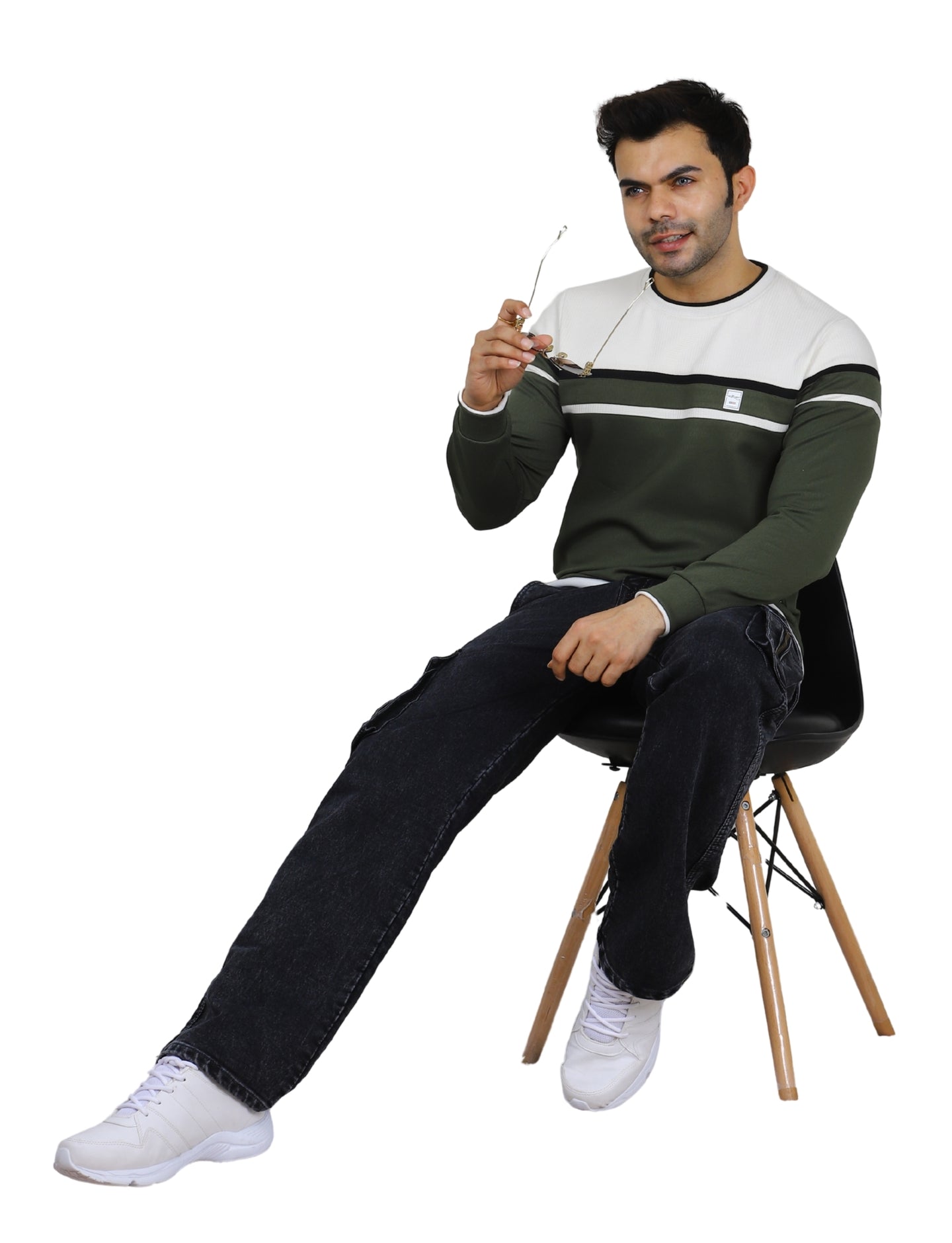 Men's Forest Edge Urban Sage Pullover Sweatshirt Green