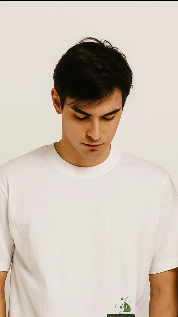 90's Aesthetic White Oversized Graphic Tee - Unisex