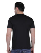 Men's Organic Cotton Crew Neck T-Shirt with Compass Logo Patch