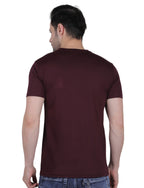 Men's Organic Cotton Crew Neck T-Shirt with Compass Logo Patch
