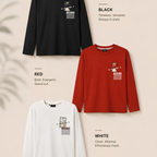 Begins Mountain Print Full Sleeve T-Shirt for Men
