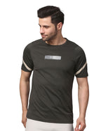 Rapid-Dry T-Shirt with Chest Print & Raglan Sleeves