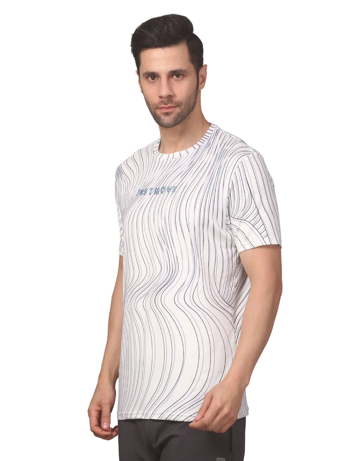 Men's Wave Print Training T-Shirt