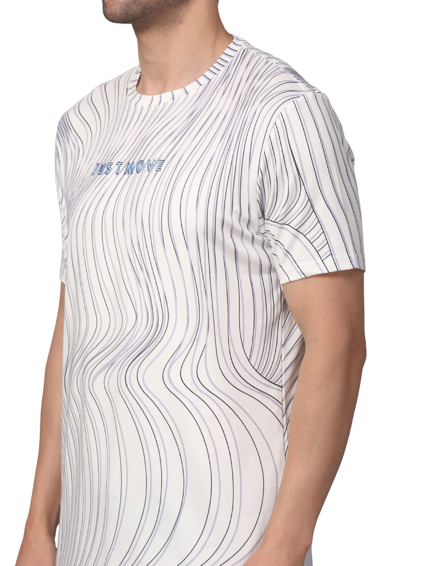 Men's Wave Print Training T-Shirt