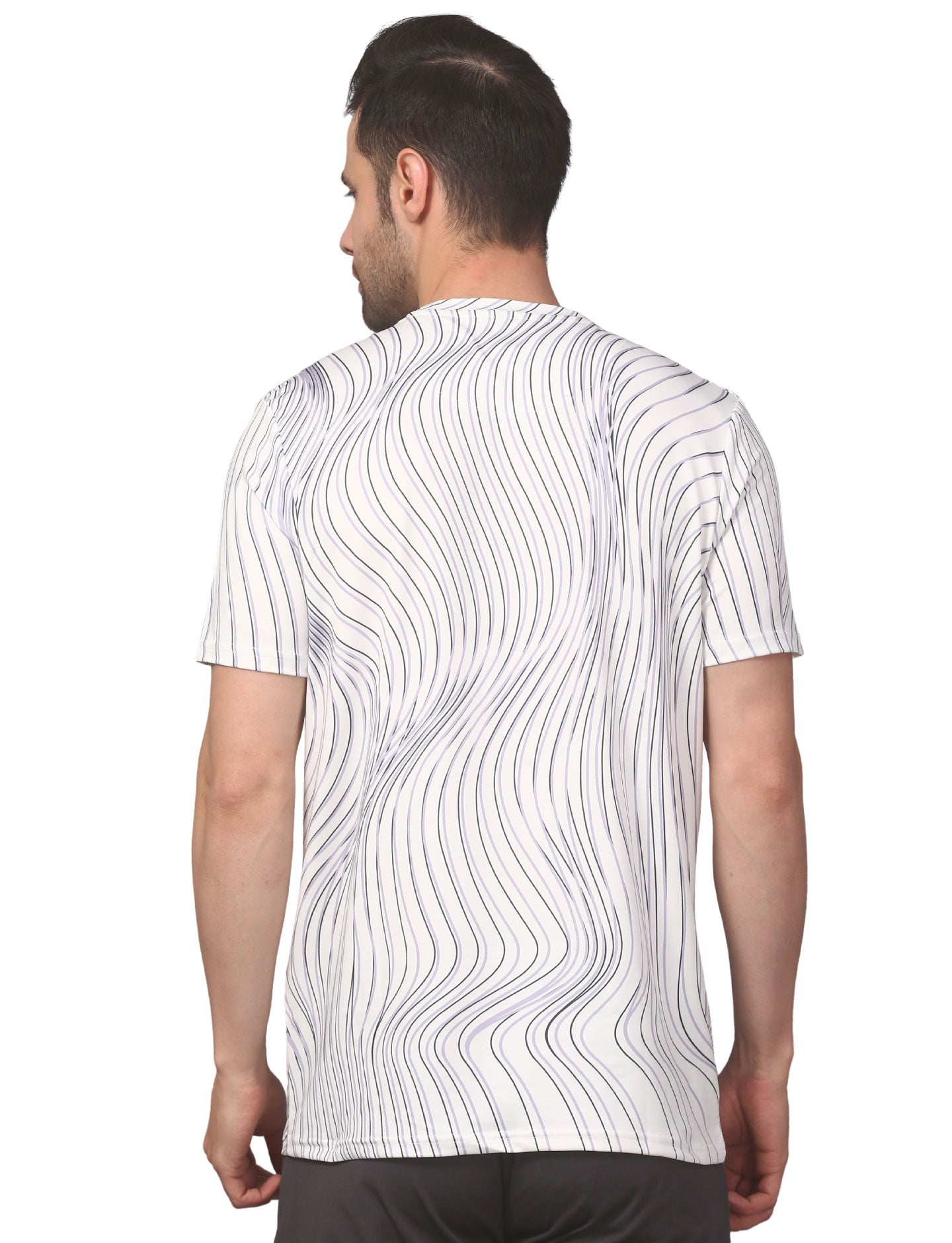Men's Wave Print Training T-Shirt