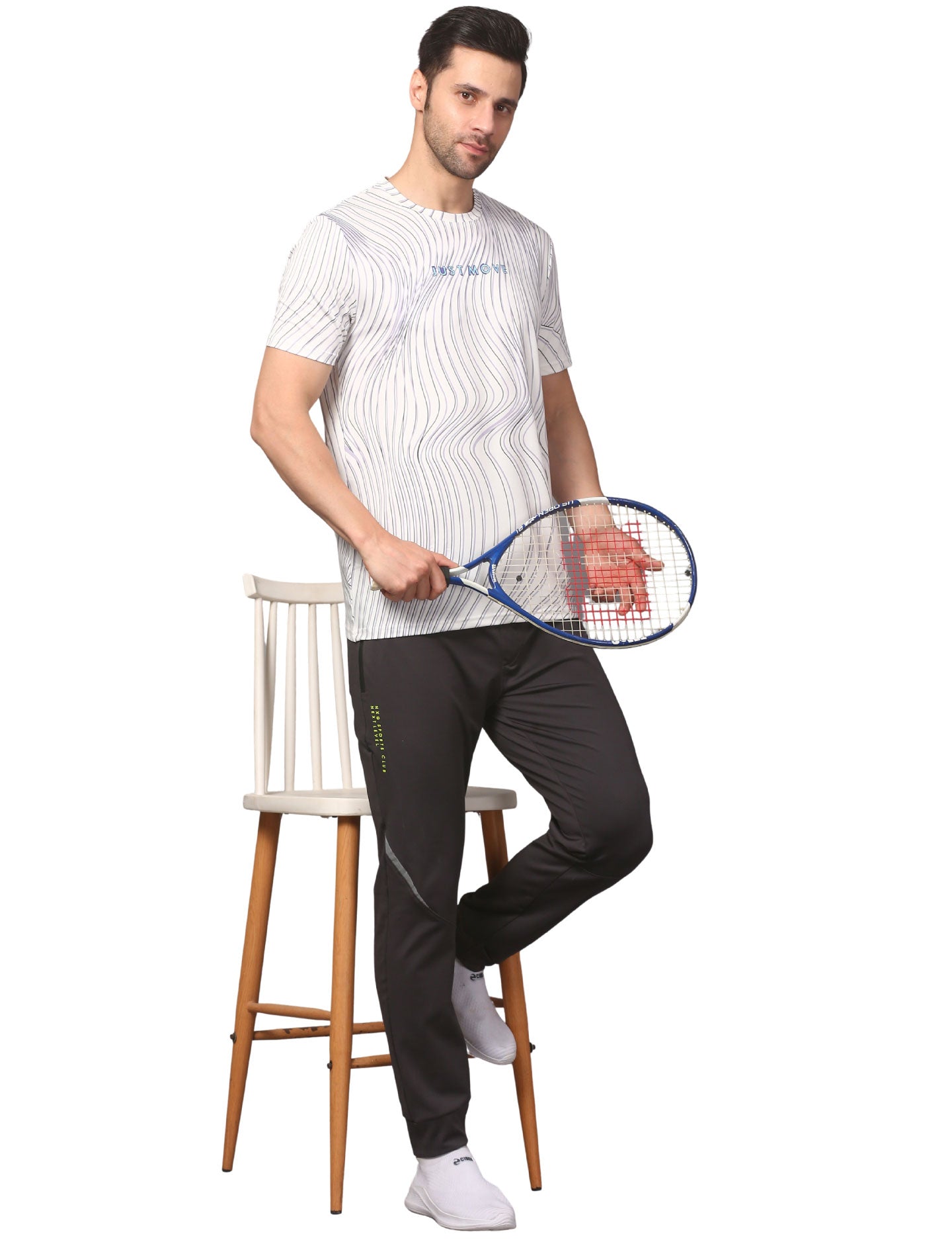 Men's Wave Print Training T-Shirt