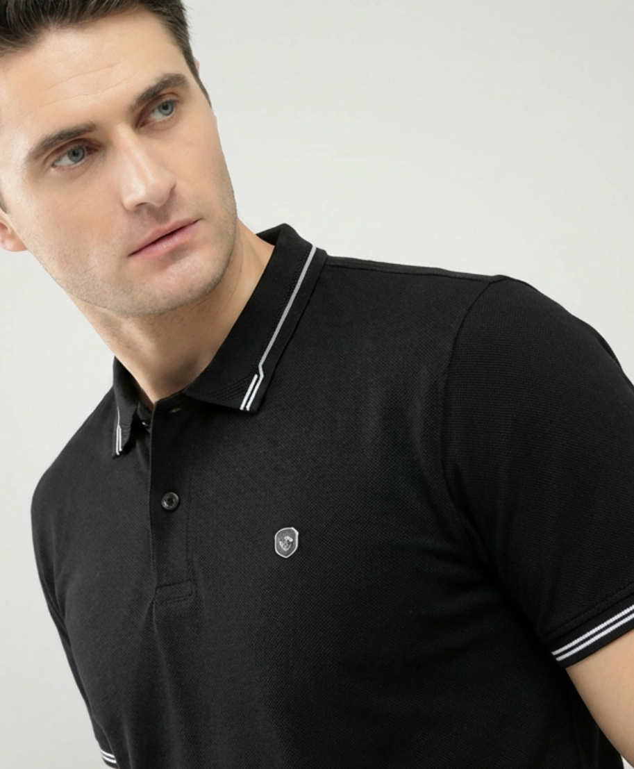 Signature Black Polo