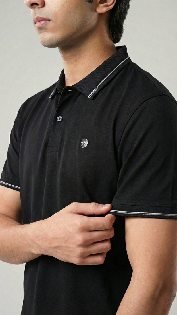 Signature Black Polo
