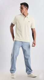 Signature Off White Polo