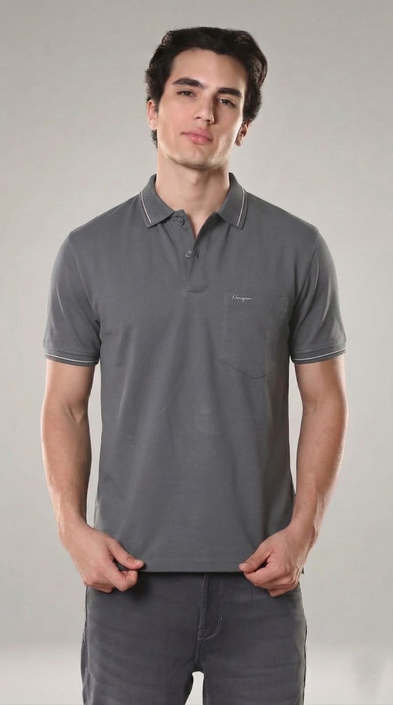 Classic Polo Shirt Gray