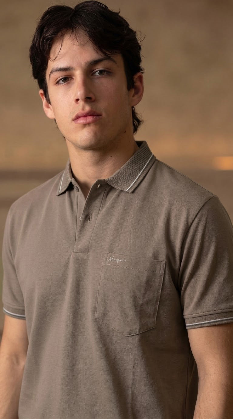 Classic Polo Shirt Tan