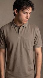 Classic Polo Shirt Tan