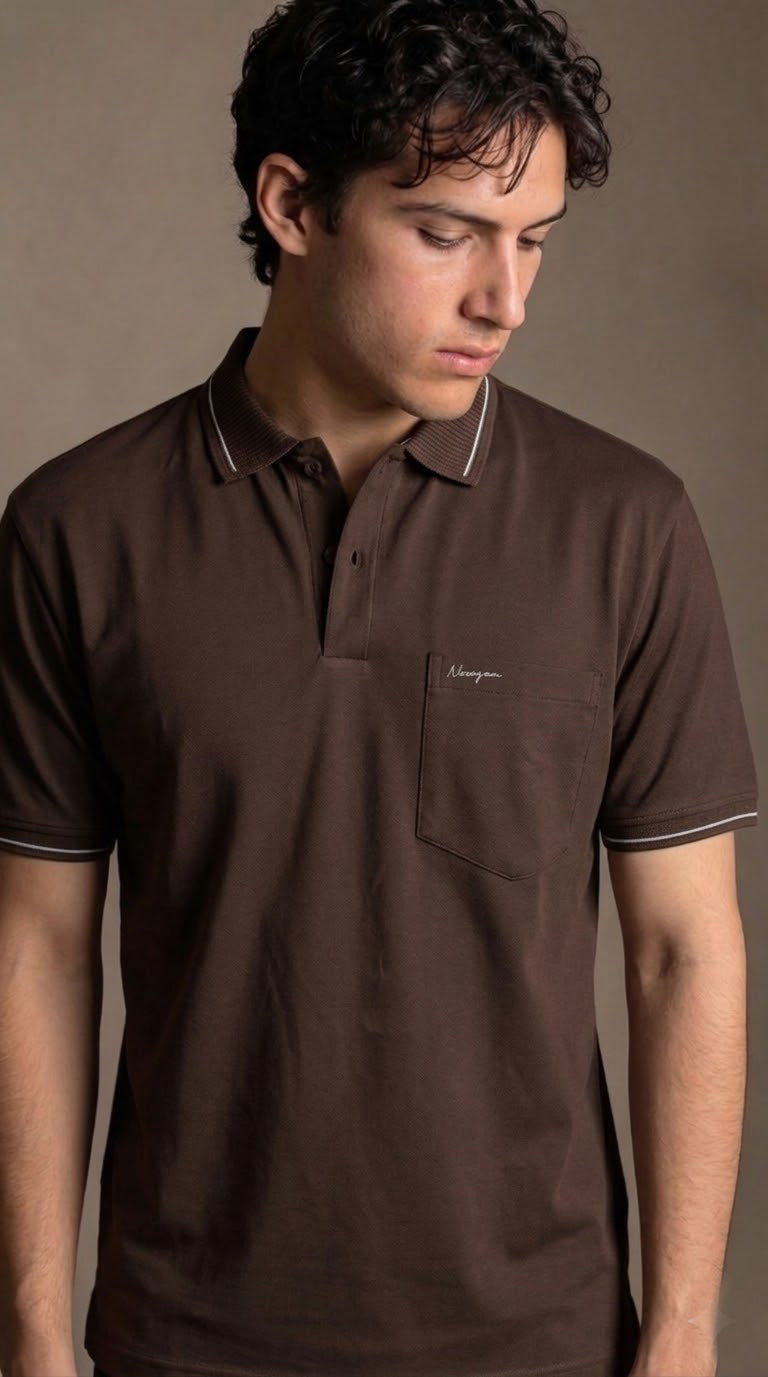 Classic Polo Shirt Brown
