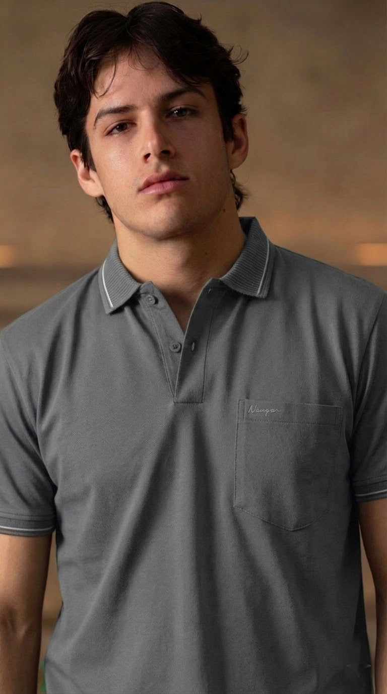 Classic Polo Shirt Gray