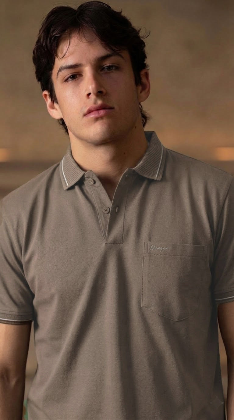 Classic Polo Shirt Tan
