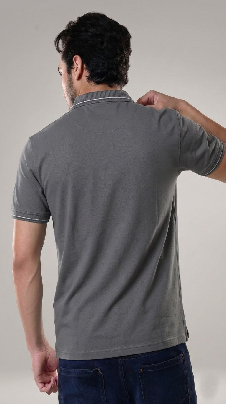 Classic Polo Shirt Gray