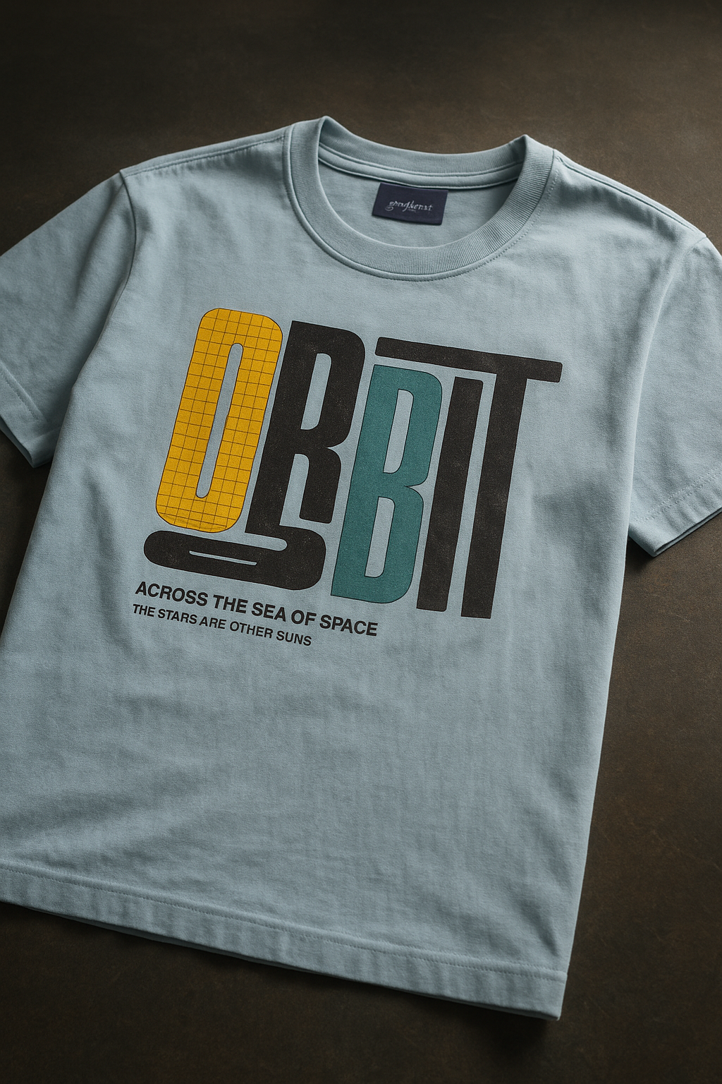 Sky Blue Oversized Graphic Tee - Unisex